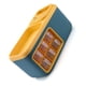 thumbnail image 2 of Caja de almacenamiento para botellas de condimentos, botella de condimentos de cocina multifuncional de doble capa, organizador de especias, cuchillo, cuchara, soporte para utensilios, azul, 2 of 5