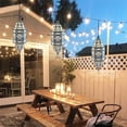 thumbnail image 1 of Farol solar hexagonal exterior Luz de jardín recortada solar Marroquí Luz impermeable decorativa para patio Lámpara ambiental, 1 of 7