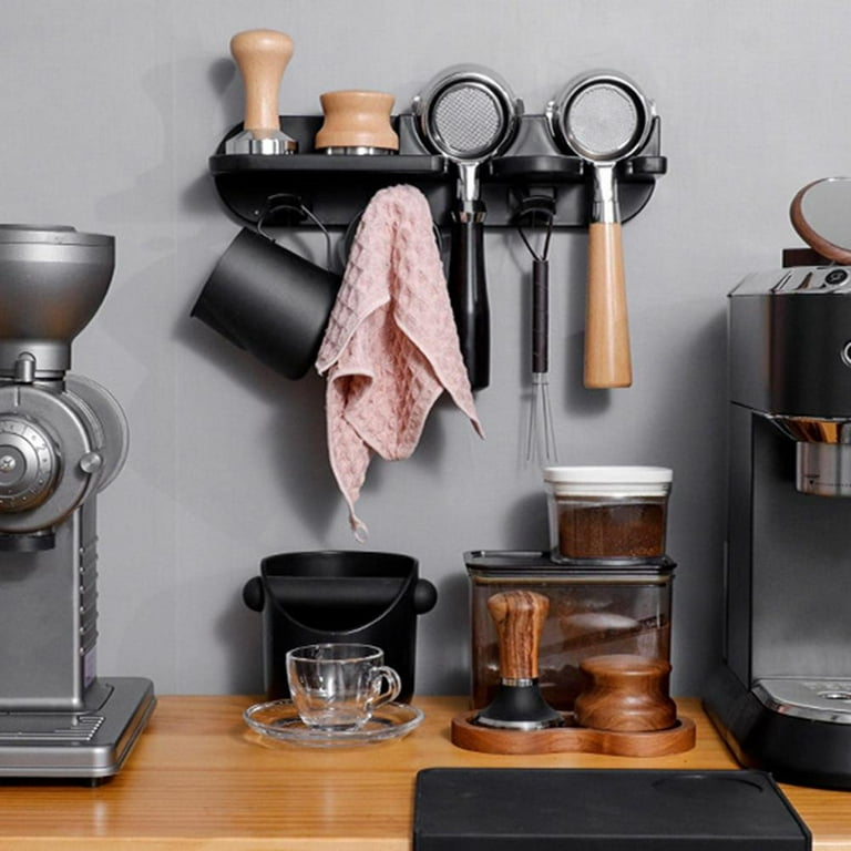  Coffee Bar Accessories and Organizer,Portafilter Stand