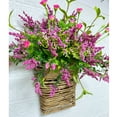 thumbnail image 5 of Beppter Wreath,1X Pink Berries and Wild Flowers Door Hanging Basket Garland,Pink Berries and Wild Flowers Hanging Basket Wreath,, 5 of 9