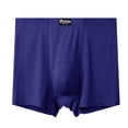 thumbnail image 5 of SGFCWSX Men's Plus-Size Seamless Boxer Shorts** Blue 11XL, 5 of 7