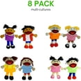 thumbnail image 5 of 4E’s Novelty Hand Puppets for Kids 8-Pack, Movable Mouth Plush Toys, 5 of 9