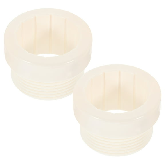 LEORX 2Pcs Patio Umbrella Stabilizer Wide Compatibility White Plastic for Outdoor Umbrella Poles