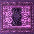 thumbnail image 1 of Ahgly Company Indoor Square Persian Purple Traditional Area Rugs, 5' Square, 1 of 4