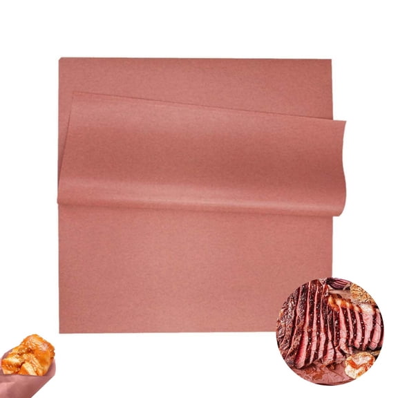 Breathable Peach Butcher Paper,Disposable Barbecue Meat Wrapping Paper,11.8in Wide Pink Butcher Sheets for Party,Indoor and Outdoor