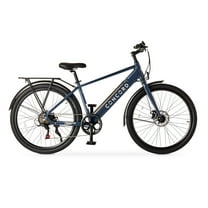 Concord 27.5" Step-Over Electric Commuter Bike, 36V, Aluminum, Weighs 49 Pounds, Class 2, Gray, Fits Riders 5'1" - 6'1", Adult, Unisex