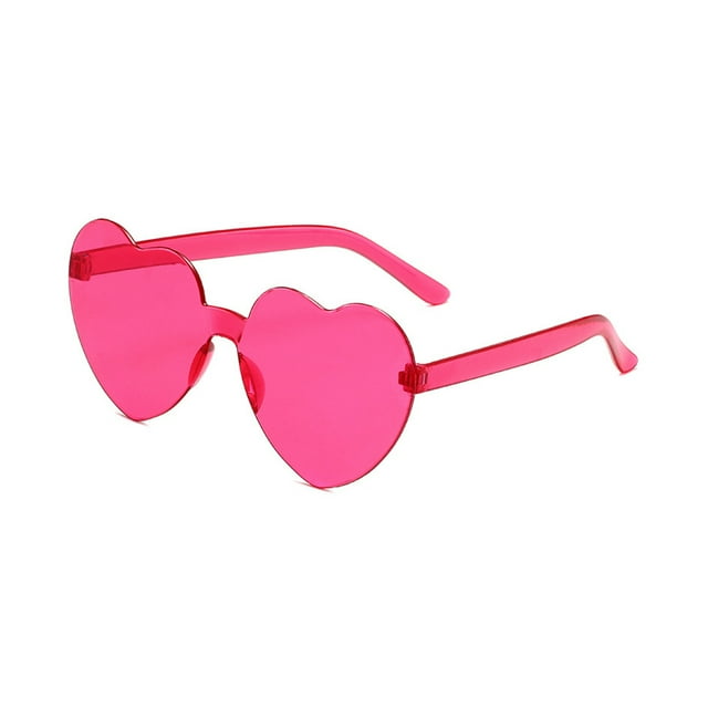 Xingzhi Lunettes de Soleil Cœur Pêche