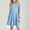 c01Blue, variant on LNWUY Girls Dresses Contrast Mesh Puff Long Sleeve Mock Neck Formal Party Dance A Line Short Tulle Dress Green 10 Years
