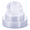 Clear-60, variant on White 60 Plastic Party Plates, Serve 30 Guests