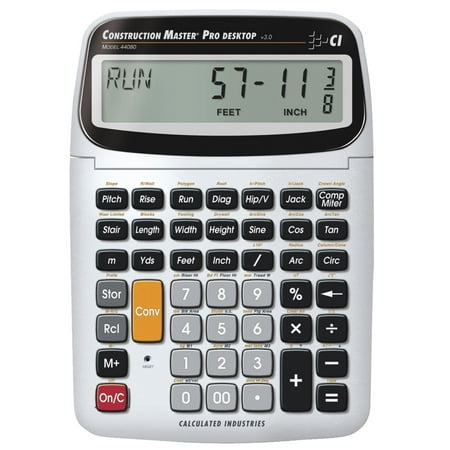 CALCULATED INDUSTRIES 44080 Desktop Construction Calculator