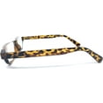 thumbnail image 3 of The Noble Semi-Rimless Half Reader Half Moon Reading Glasses, 2.50 Yellow Tortoise, 3 of 6