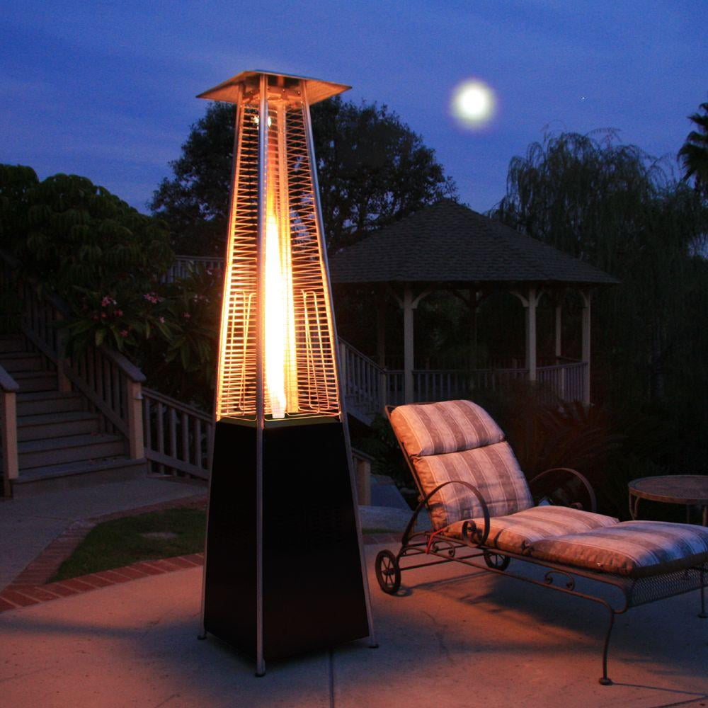 New Clevr Home 89 Propane Patio Heater Pyramid Tower Quartz Gl New Clevr Home 89 Propane Patio Heater Pyramid Tower Quartz Gl 40000btus