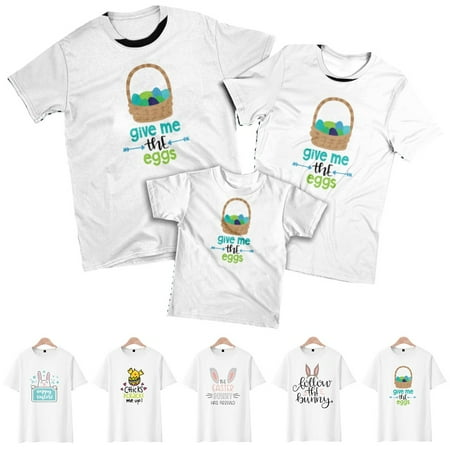 

Easter Womens Spring Graphic Tee Athletic Tops Shirt Plus Size Men