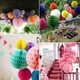 thumbnail image 5 of Bolas de papel para manualidades con forma de panal, para decoración de aniversarios, compromisos, bodas, cumpleaños, fiestas, centros comerciales, eventos y colgantes, 5 of 5