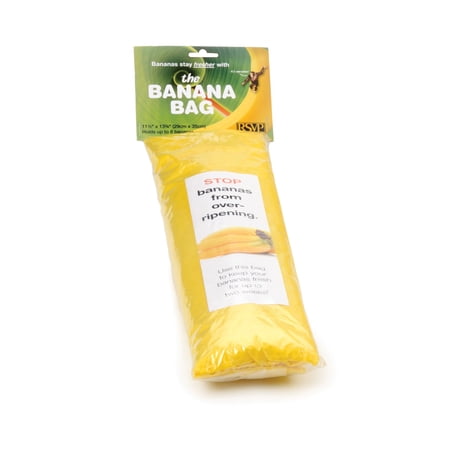 Yellow PlasticBanana Bag 10.25x14