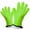 Green, variant on HYEASTR BBQ Gloves Heat Resistant, Waterproof Silicone Oven Mitts for Grilling and Smoker, Non-Slip 5 Finger Kitchen Hot Mitts for Baking, Cooking & Cast Iron - Royal Red