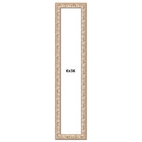 6x36 Frame White Real Wood Picture Frame Width 1.5 inches | Interior Frame Depth 0.5 inches |