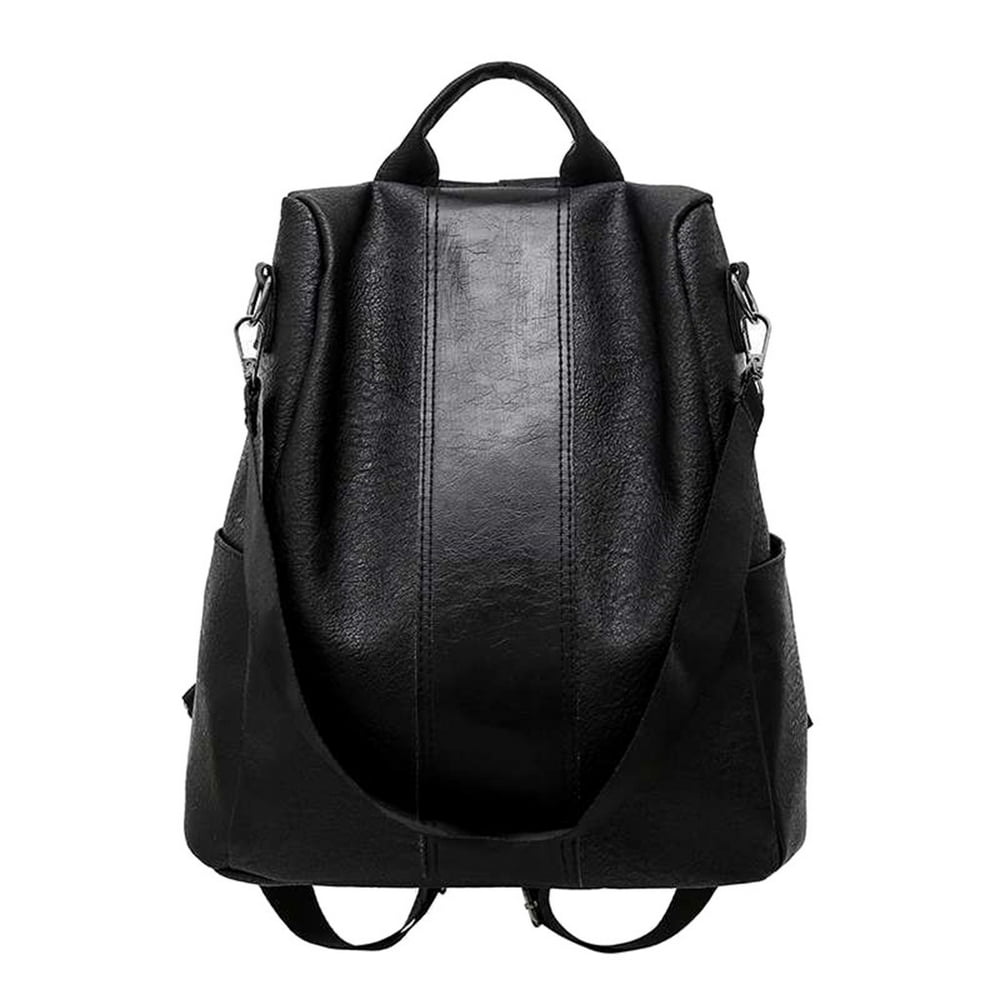 Woman Anti-theft Backpack Bag Casual Wild Soft Leather Dual-use Small ...