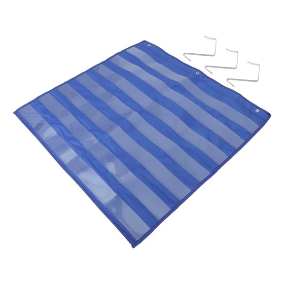 Blue Multifunctional Storage Bag with Multi-Pockets for Outdoor Activities Portable and