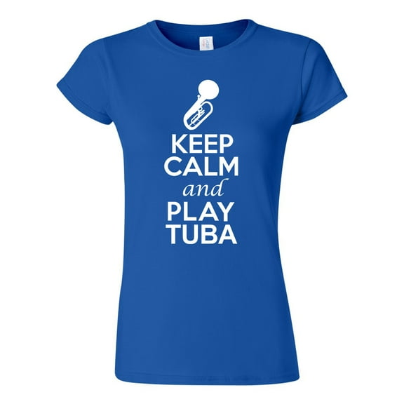 Junior Keep Calm And Play Tuba Music Lover Musician DT T-Shirt Tee