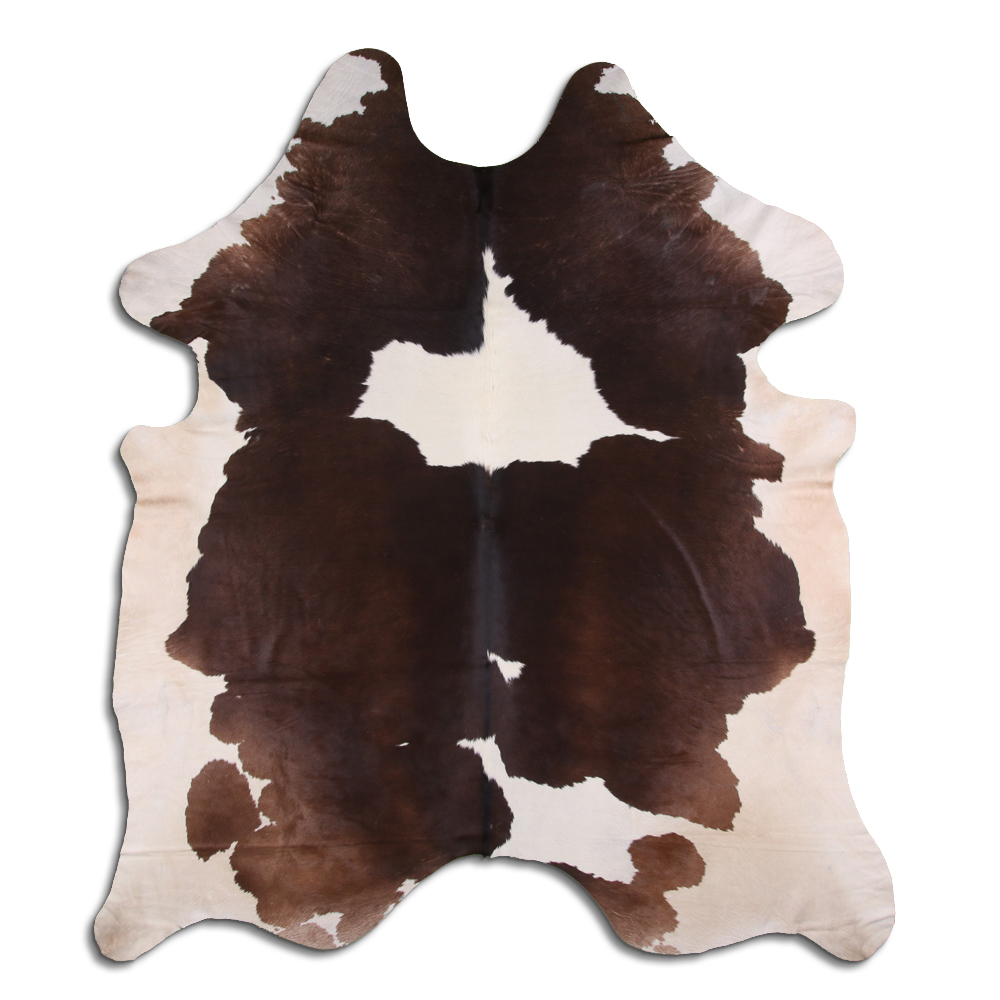 83CP 8' X 7' Hair On Leather Cowhide From Brazil Skin Rug Carpet
