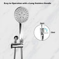 TRAHOOShowerhead Shut Off Valve with Stainless Handle, 304 Stainless