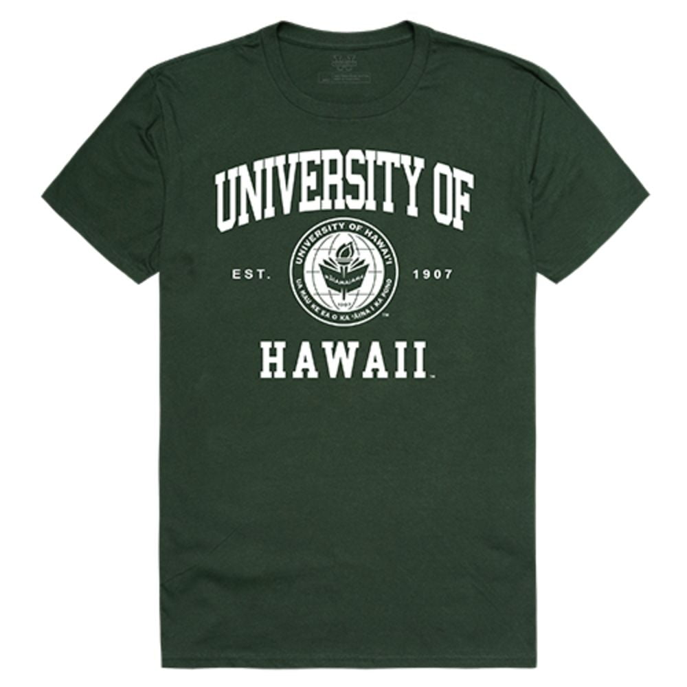 University of Hawaii Rainbow Warriors Seal Tee TShirt Forest XXL
