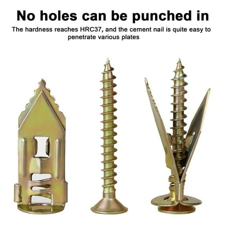 

Xinyolin Self-Drilling Screws Rustproof Corrosion Resistant Expansion Design Reusable Easy Application Zinc Plated Steel Drywall Screws Accessories