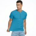 thumbnail image 5 of HAOMEILI Men's Henley Shirts Short/Long Sleeve Button T-Shirt Lightweight Fashion Casual Pullover Shirt, 5 of 6