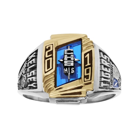 Women's Futura Class Ring available in Valadium Metals, Valadium Two-Toned, Silver Plus, 10k Gold Two-Toned, 10k Gold