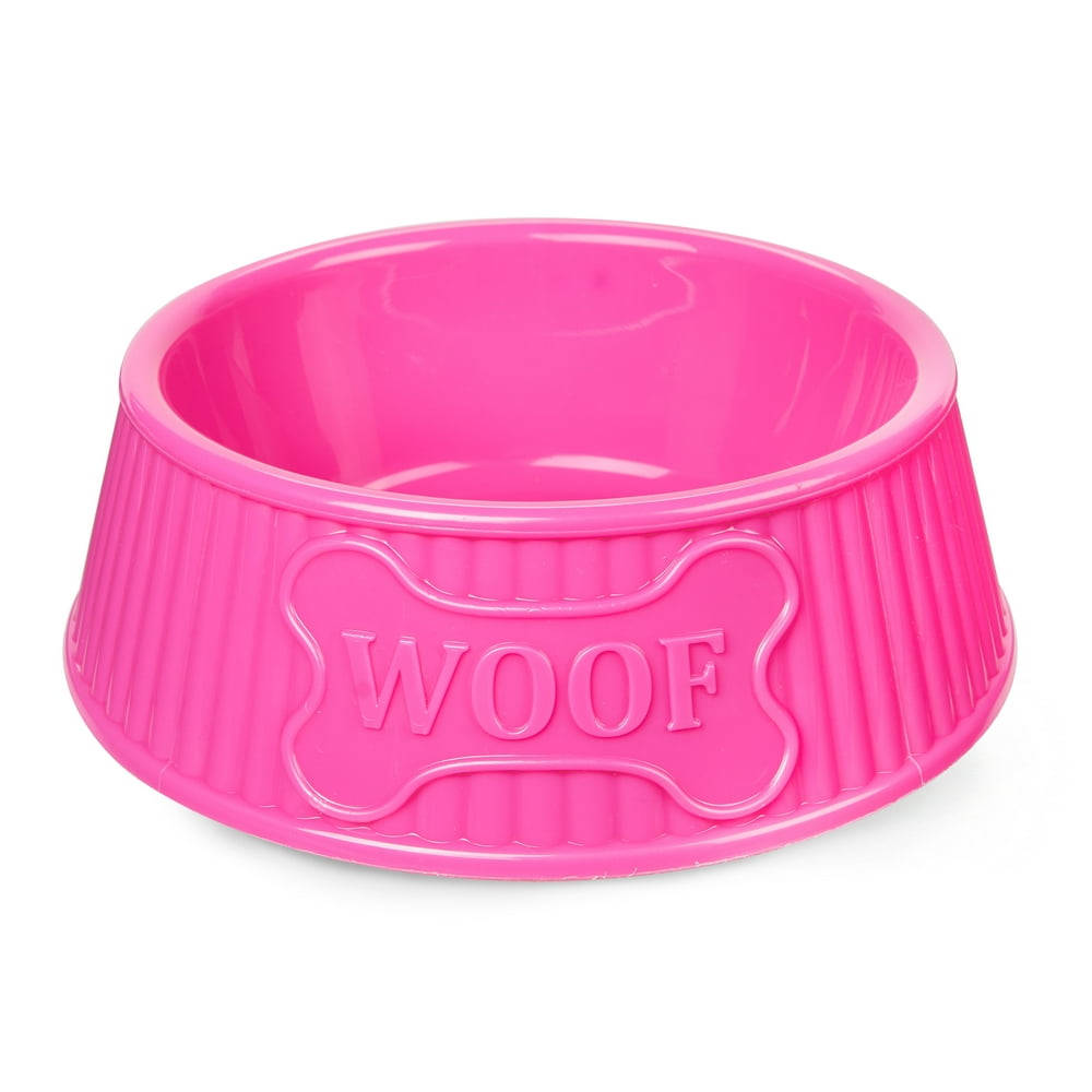 Vibrant Life Plastic 27 Fl. Oz. Pink Pet Bowl