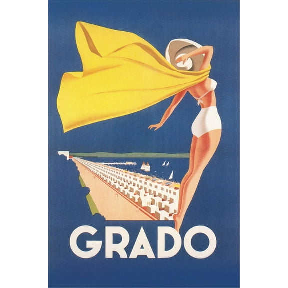 Art.com Travel Poster for Grado Art Print, 12" x 18"