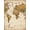 Beige, Pattern 4, variant on ODIKA Map Illustrated Geography Featuring Cute Wildlife Playroom for Dorm Room, Small Living Apartment, Stain Resistant Low Profile