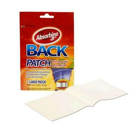 5 Pack Absorbine Jr Back Patch Therapeutic Pain Relief Large Patch