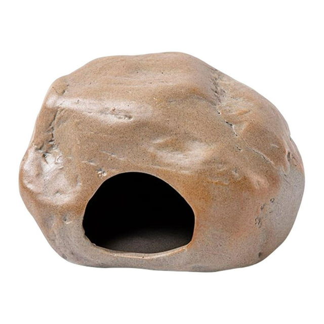 Cueva de hámster de cerámica, casa de escondite de animales pequeños, contenedor de paisaje, cama 135 cm x 145 cm x 95 cm Yuyangstore Casa de hámster