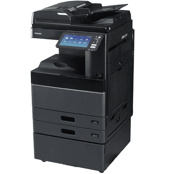 Restored Toshiba e-STUDIO 4518A Monochrome Multifunction Copier Printer Scanner 45 PPM Print Copy Scan Duplex Network 10.1" Touchscreen