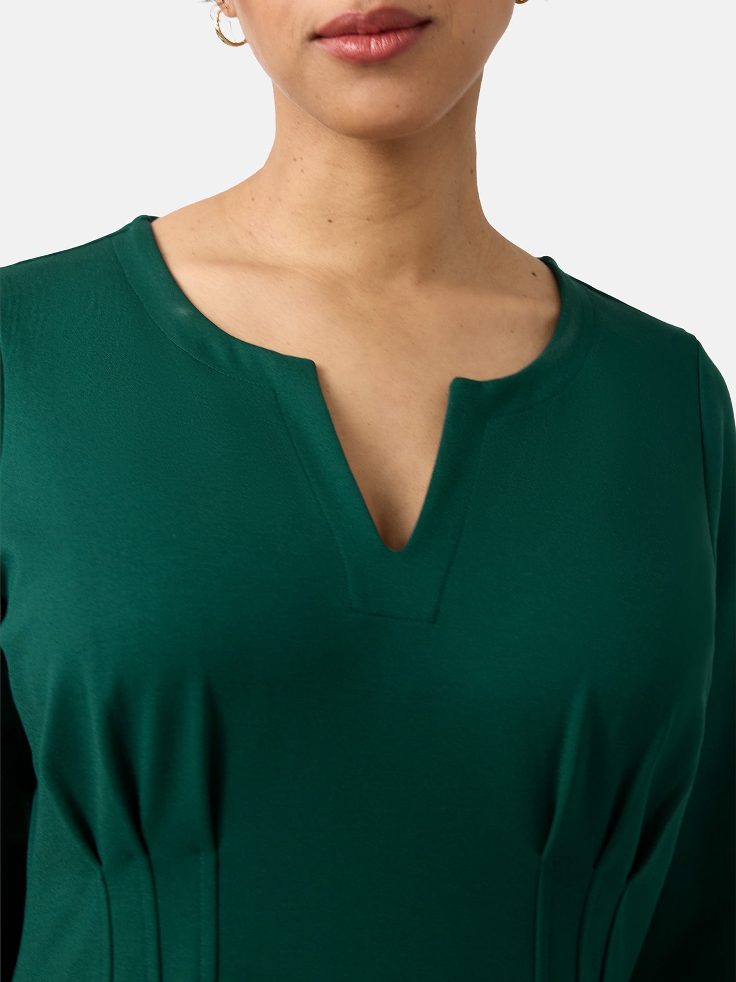 Ingrid & Isabel For Every Belly Women's Maternity Pintuck Mini Dress, Sizes S-XXL