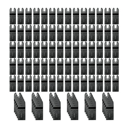 

100 Pieces Oscillating Tool Blades Professional Universal Oscillating Saw Blades Wooden Multi-Tool Blades