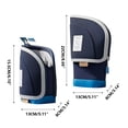 thumbnail image 4 of Under $1 Pencil Case, Stand Up Large Capacity Canvas Stationery Organizer, Foldable Desk Pen Holder with Zipper for College Office by PALIFEUR, 4 of 7