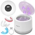thumbnail image 1 of AnyFine Advanced Ultrasonic Retainer Cleaner Machine for Dentures, Mouth Guards, Braces, Toothbrush Heads, Jewelry, 45kHz Triple-Phase Purification System, 4 Modes for Multiple, 1 of 8