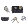 thumbnail image 1 of Exterior door lock for fence - vintage spring cast iron durable, 1 of 2
