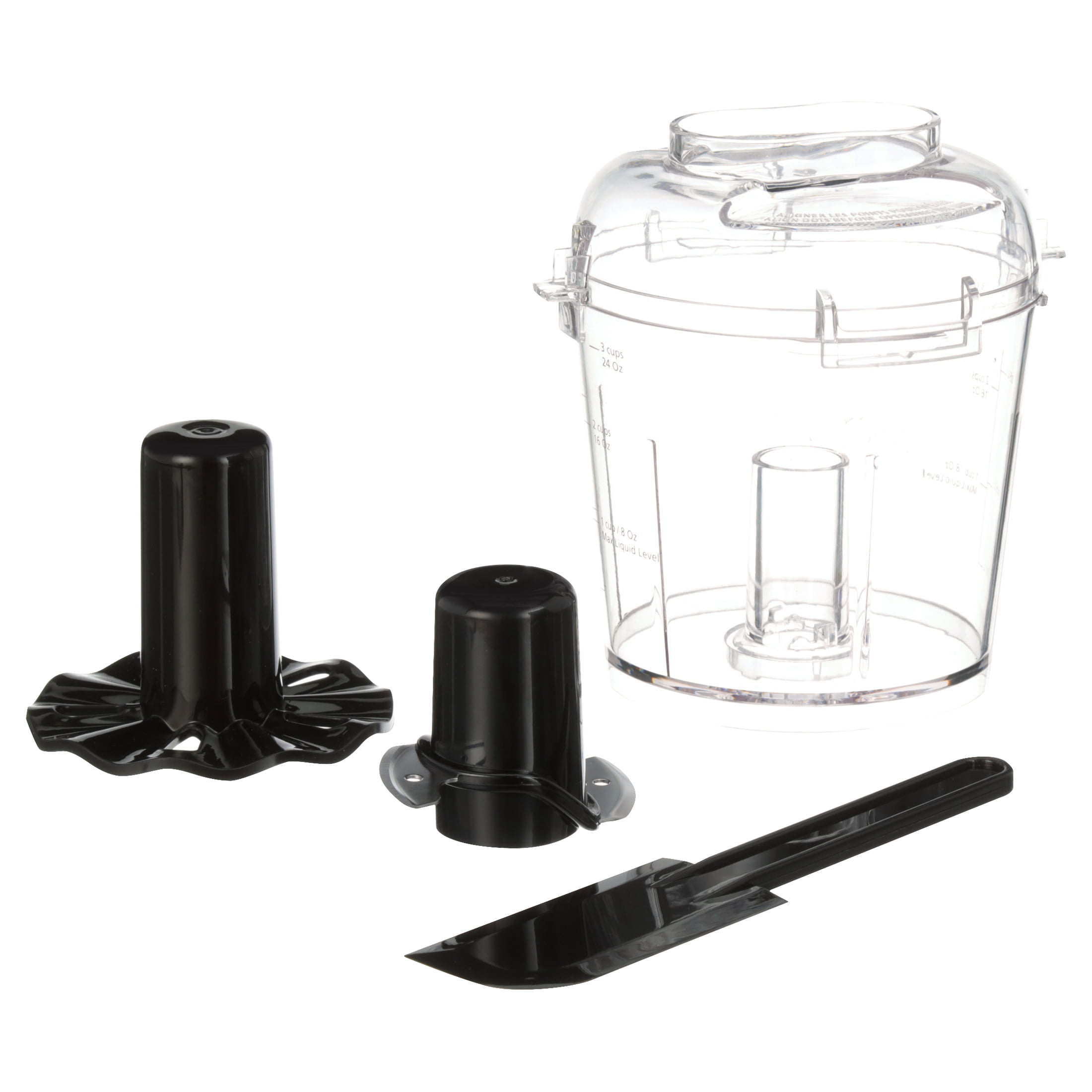 Oster® 3-Cup Mini Food Chopper with Durable Glass Bowl and 250