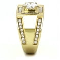 thumbnail image 4 of Luxe Jewelry Designs Stainless Steel IP Gold Men's Ring with Cubic Zirconia - Size 12, 4 of 4