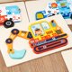 thumbnail image 1 of Wooden Puzzle Early Education Enlightenment Transportation Jigsaw Puzzle Montessori Educational Toys for Boys Gift heqiyong LED, 1 of 2