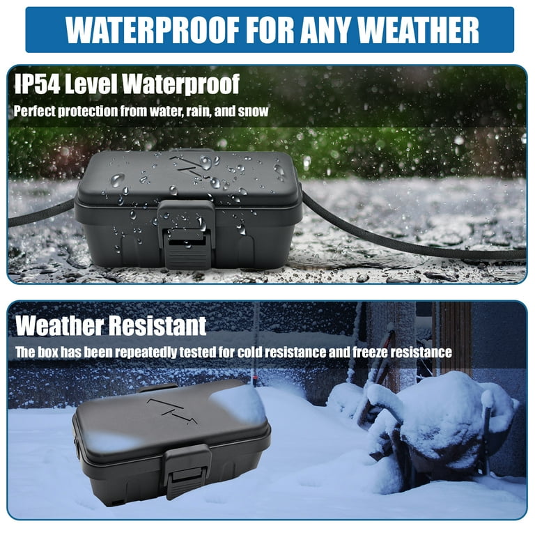 Weatherproof Electrical Connection Box, Outdoor Electrical Box 