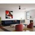 thumbnail image 2 of Paso Collection 60-in Three-Blade Black Luxe Industrial Ceiling Fan with 6 Speed Remote Control with Wall Bracket and Battery included, 2 of 18
