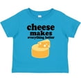 thumbnail image 3 of Inktastic Cheese Makes Everything Better Boys or Girls Toddler T-Shirt, 3 of 5