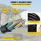 thumbnail image 3 of Cable de extensión de generador VEVOR de 20 pies y 50 amperios STW 6/3 + 8/1 Cable de generador 125V 250V Cable de alimentación del generador N14-50P y SS2-50R y CS6364 Conectores, 3 of 5
