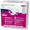 thumbnail image 4 of Seni Super Quatro Unisex Adult Incontinence Briefs with Tabs, Size Medium (30"-43"), 20 Count (2 Packs of 10), Severe Absorbency, Disposable Overnight Briefs for Men & Women, 4 of 9