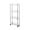 Clear, variant on Storage Cart, 4-Tier Clear Acrylic Slim Rolling Trolley, Narrow Space Multi-Function Organizer, Space-Saving Rack for Bathroom, Kitchen, Laundry & Small Area Use